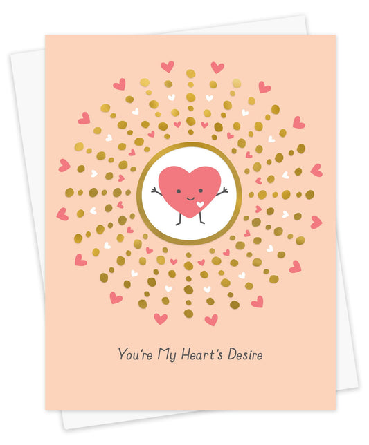 Heart's Desire Foil-Stamped Love Card