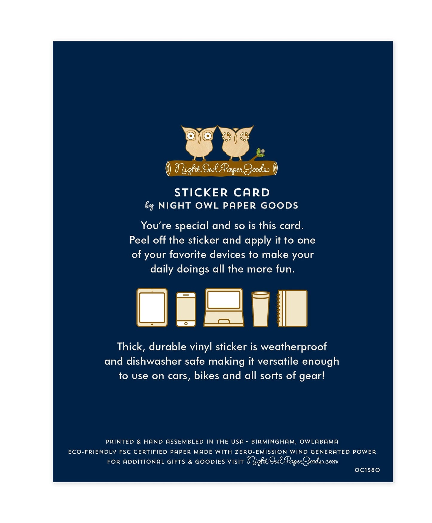 Plaid Dad Sticker Father's Day Card