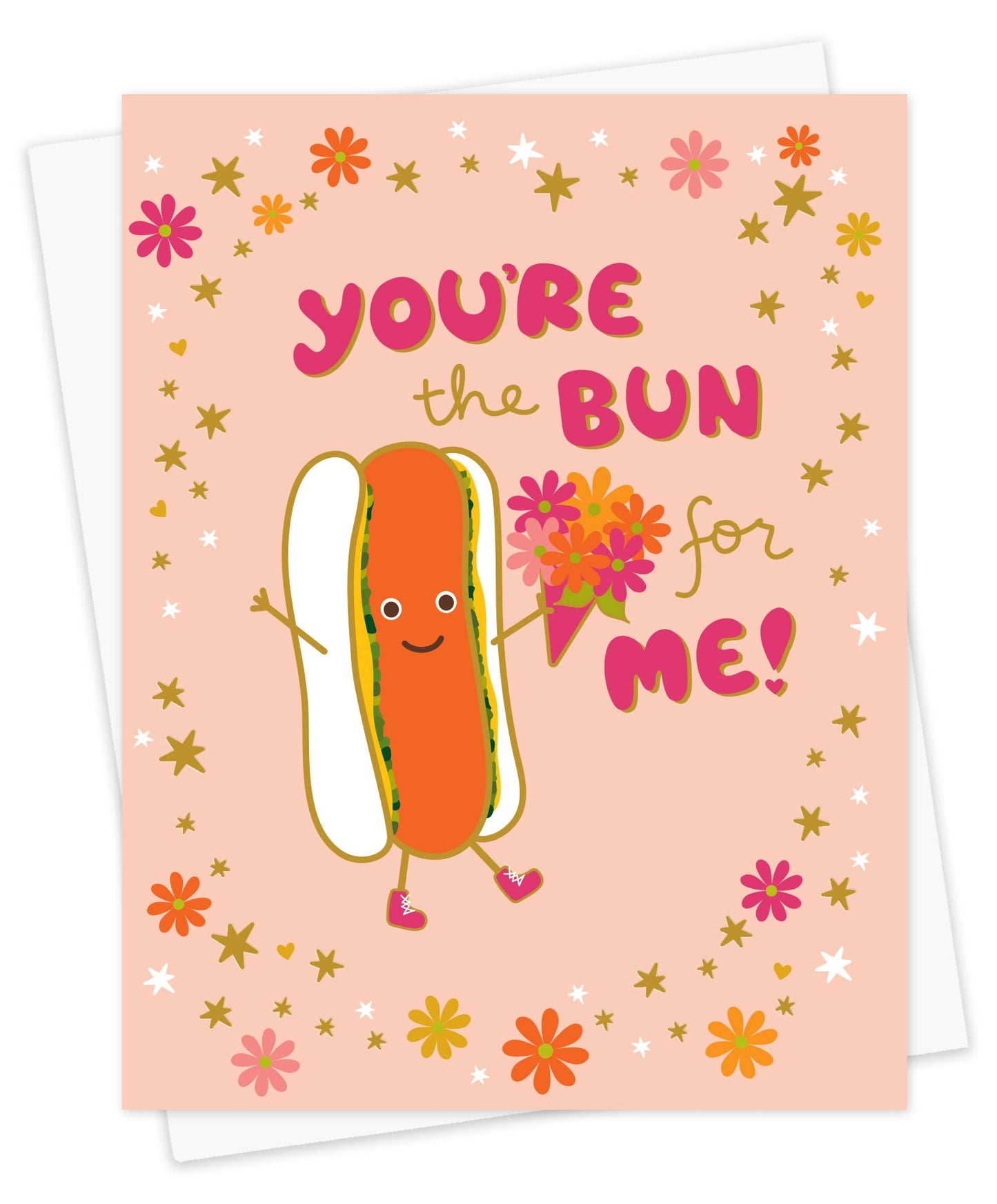 The Bun Foil-Stamped Love Card