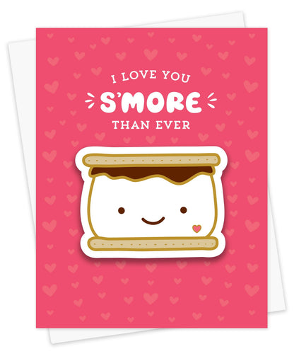 Love S'more Sticker Love Card