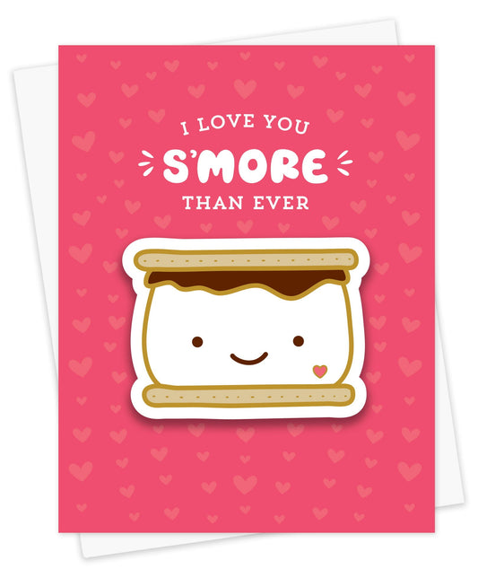 Love S'more Sticker Love Card