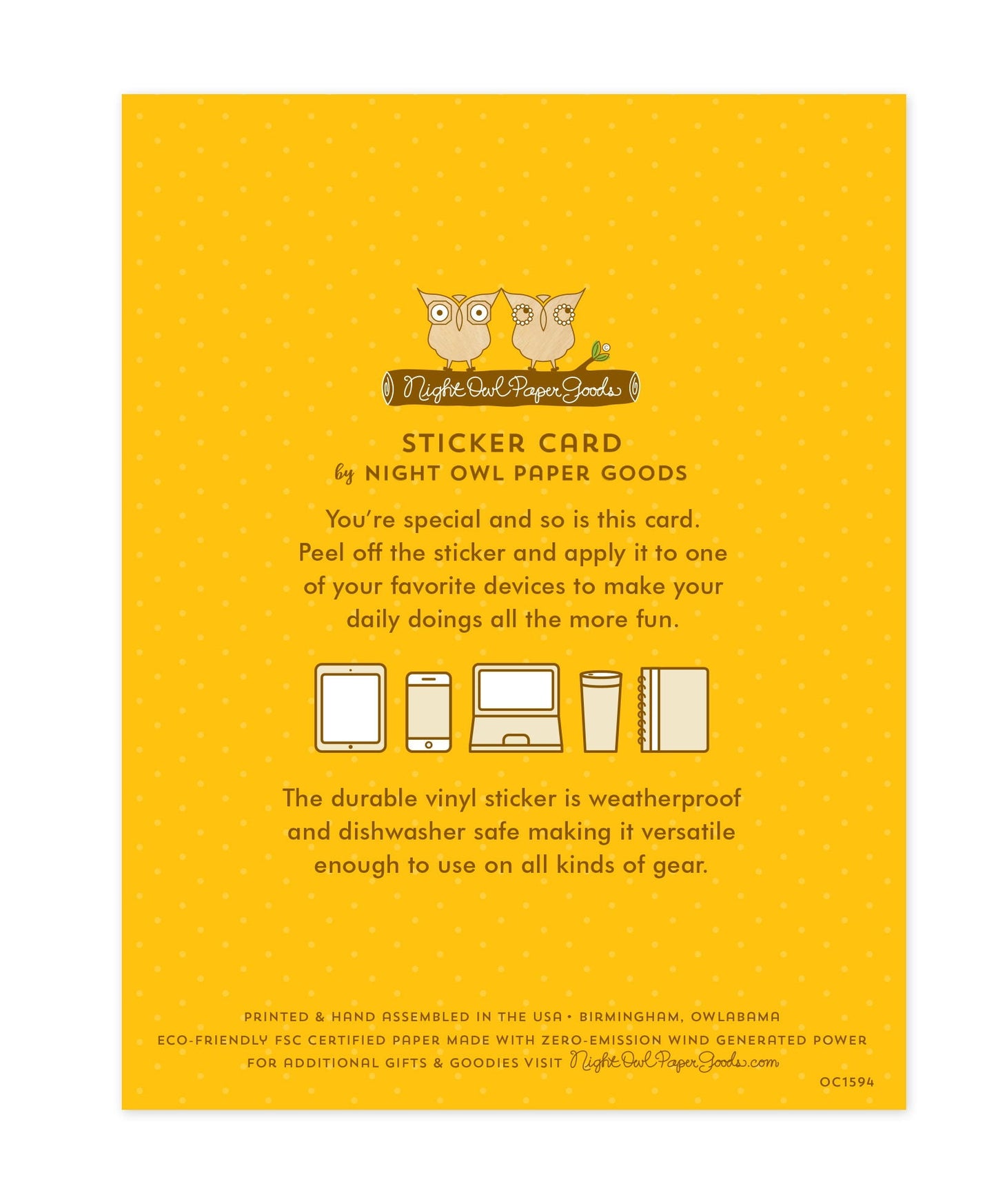 Joyful Flower Sticker Birthday Card