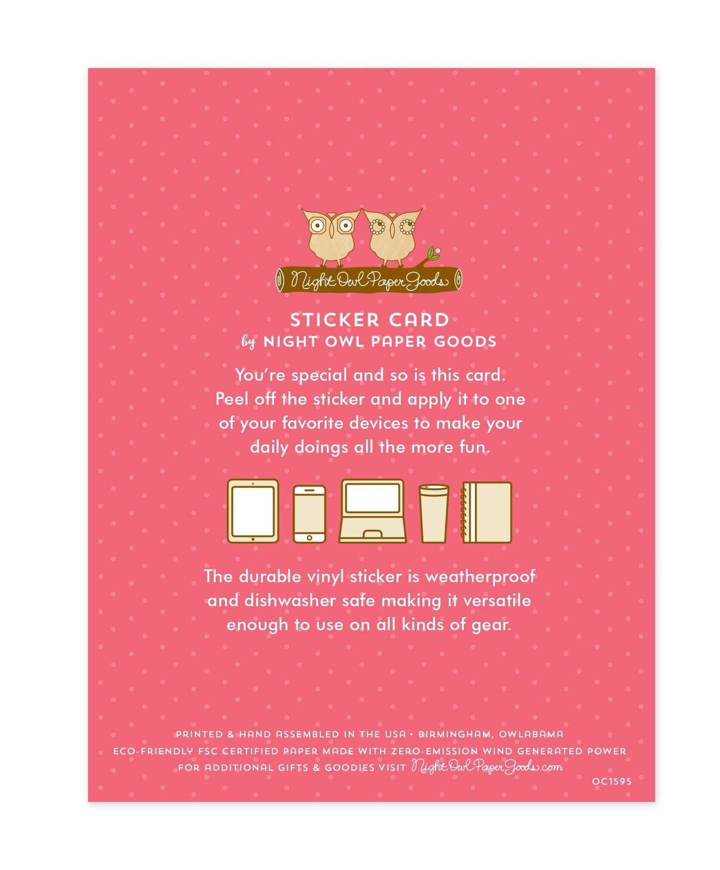 Unicorn Dream Sticker Birthday Card