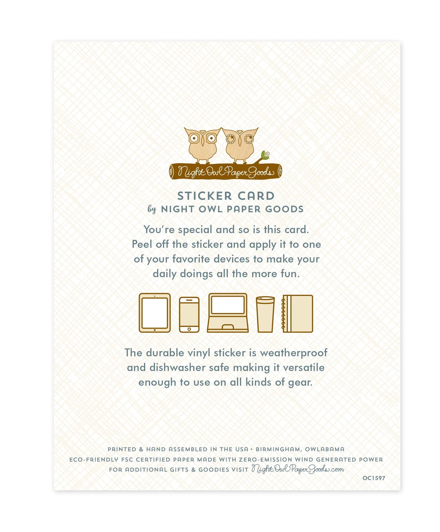 Teacher Apple Sticker Appreciation Card