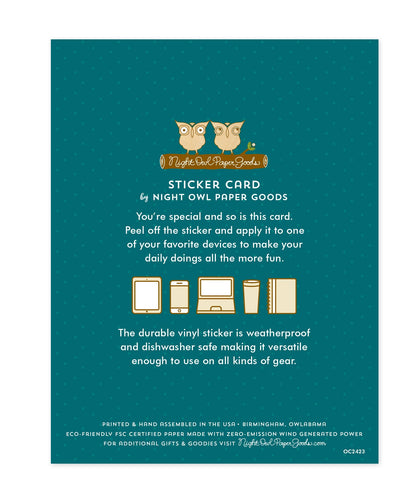 Peace Pals Sticker Holiday Card