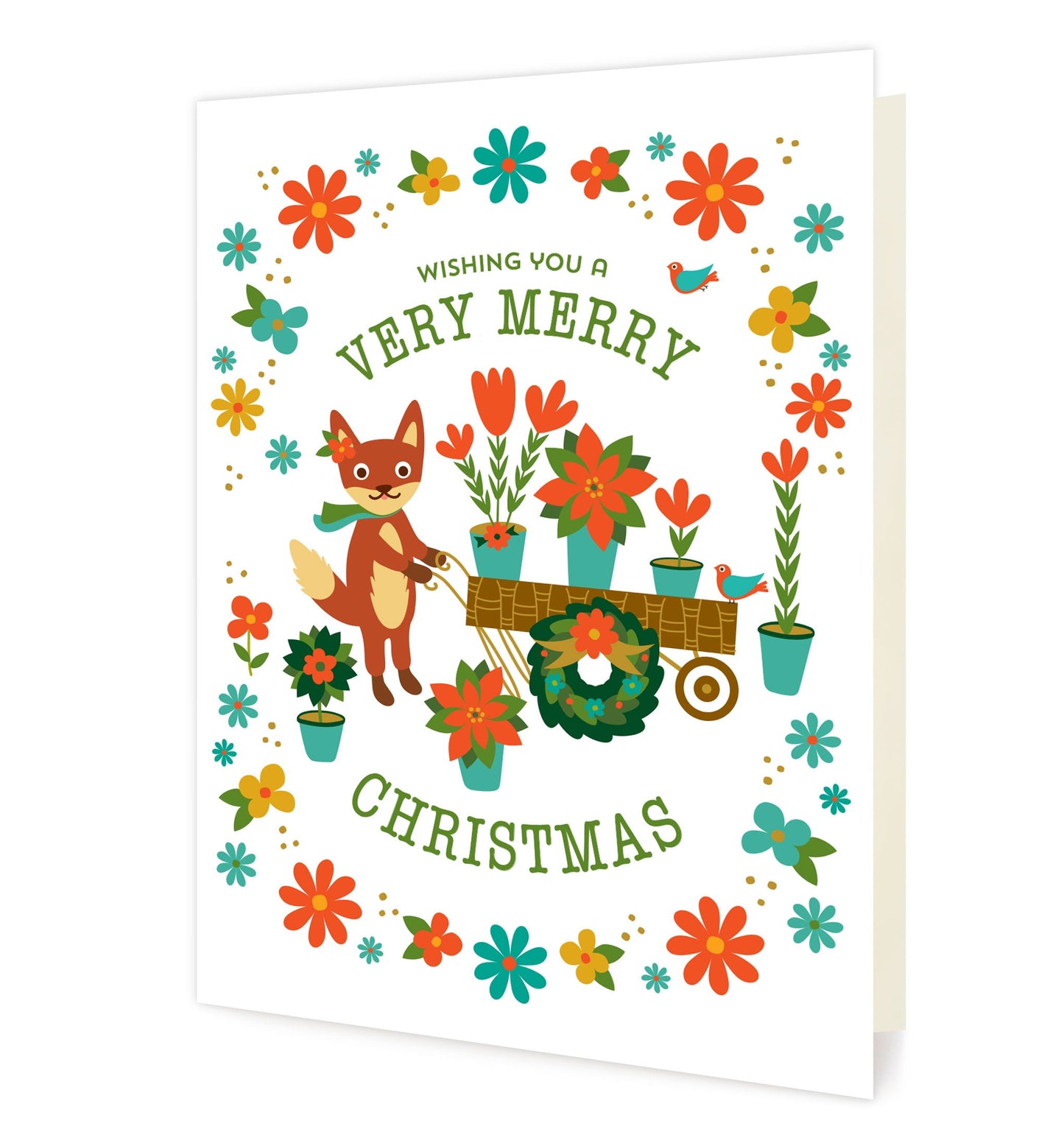 Foxy Christmas Holiday Card
