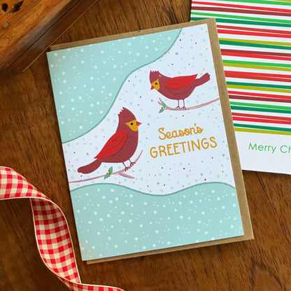 Cardinal Greetings Holiday Card