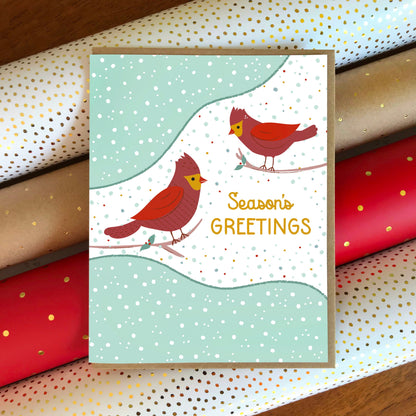 Cardinal Greetings Holiday Card