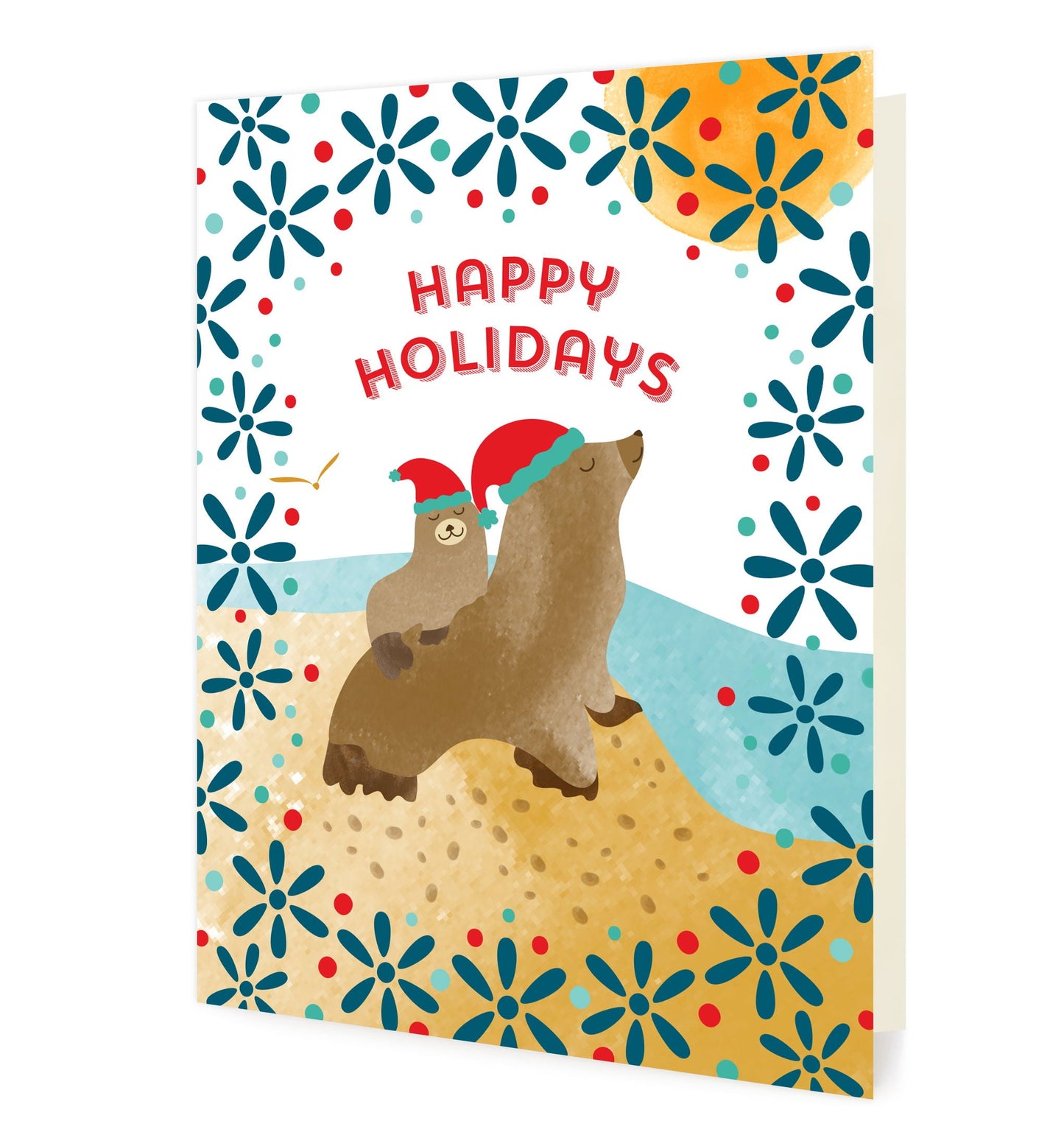 Sea Lions Holiday Card