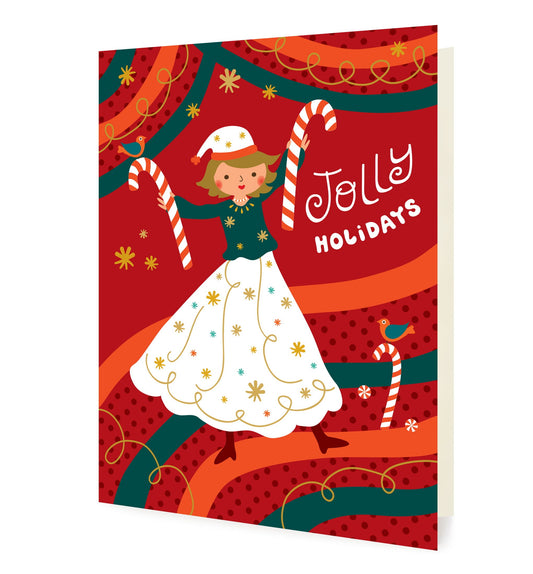 Jolly Gal Holiday Card