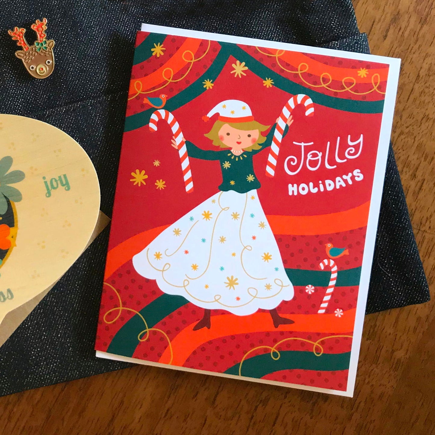 Jolly Gal Holiday Card