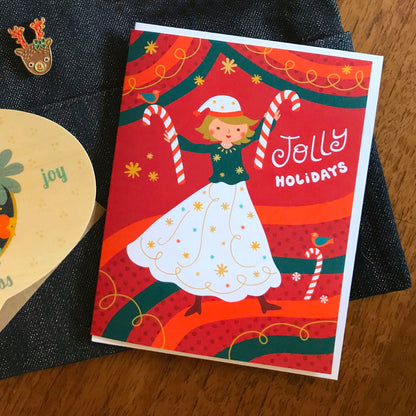 Jolly Gal Holiday Card