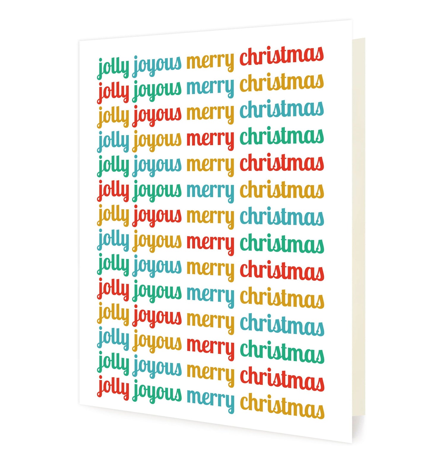 Jolly Joyous Holiday Card