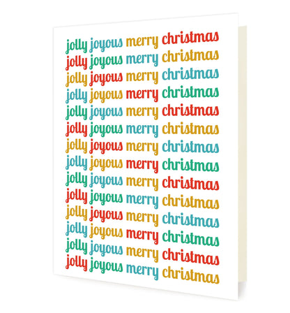 Jolly Joyous Holiday Card