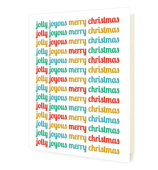 Jolly Joyous Holiday Card