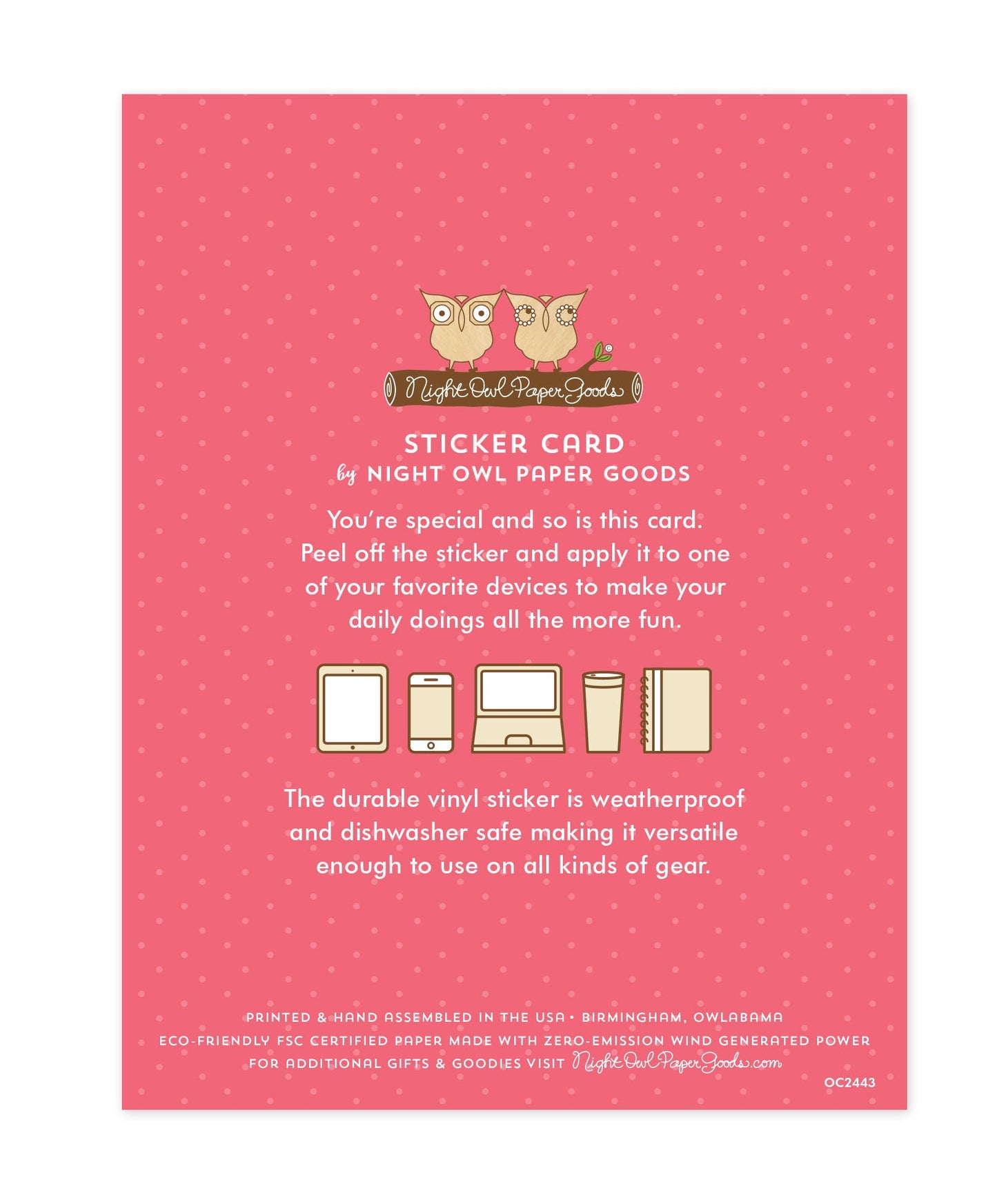 This Much Heart Sticker Valentine's Day Card