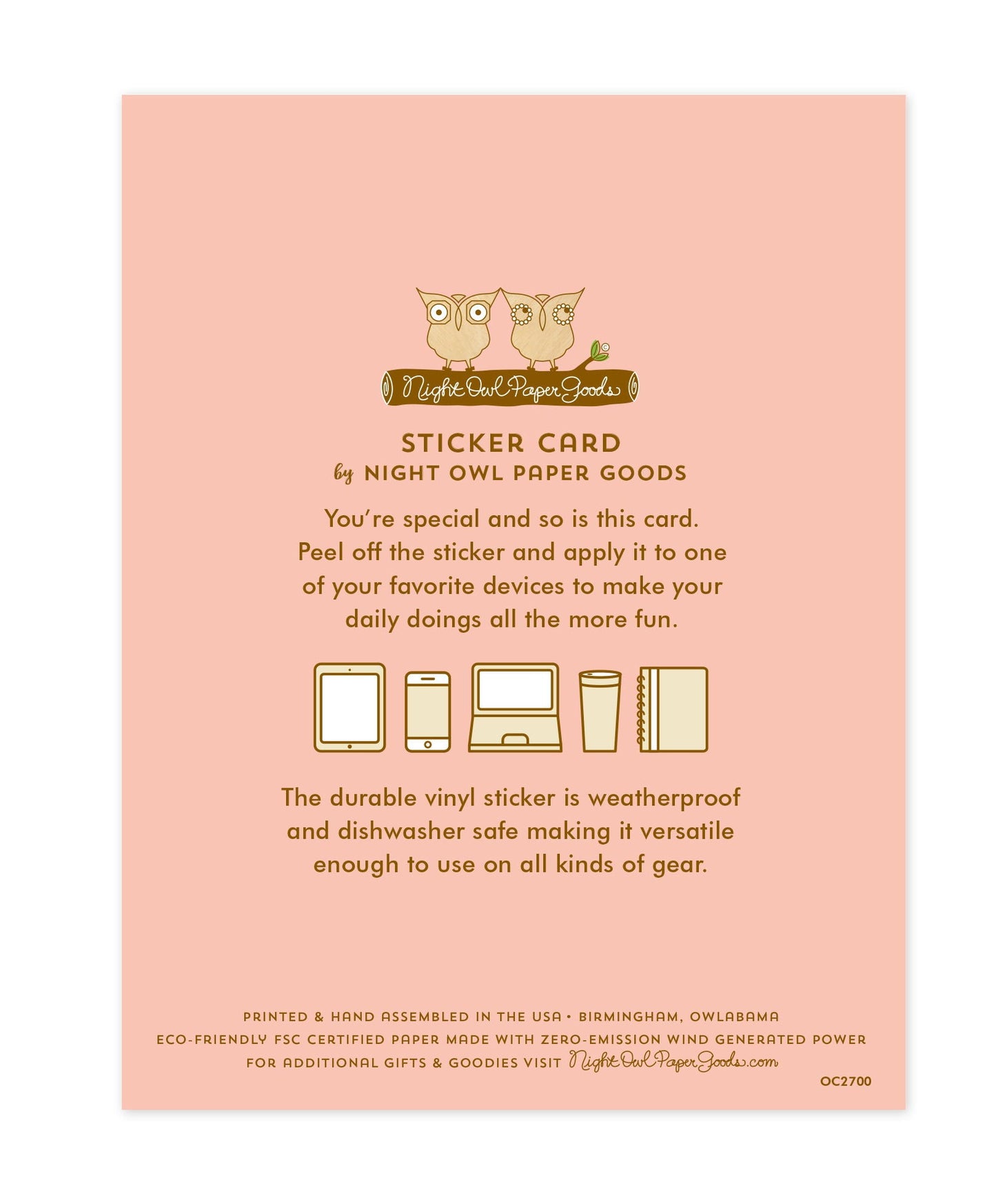 Easter Bunny Sticker Easter Card