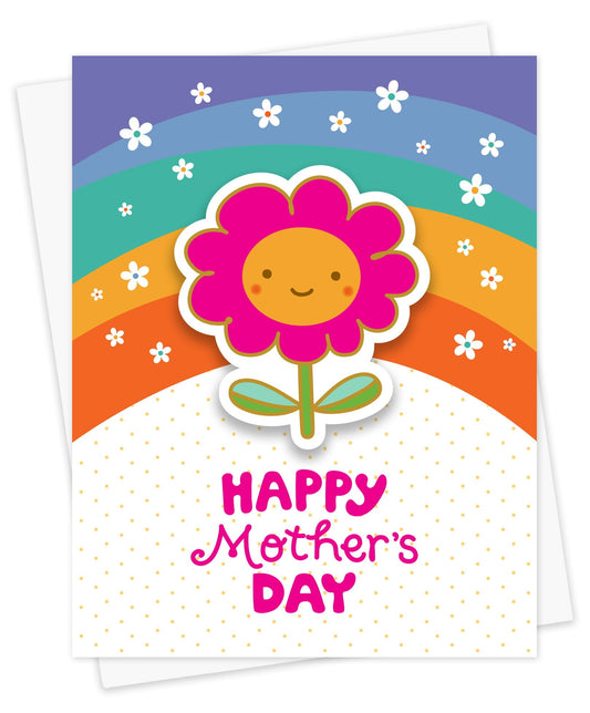 Mom Blossom Sticker Mother's Day Card
