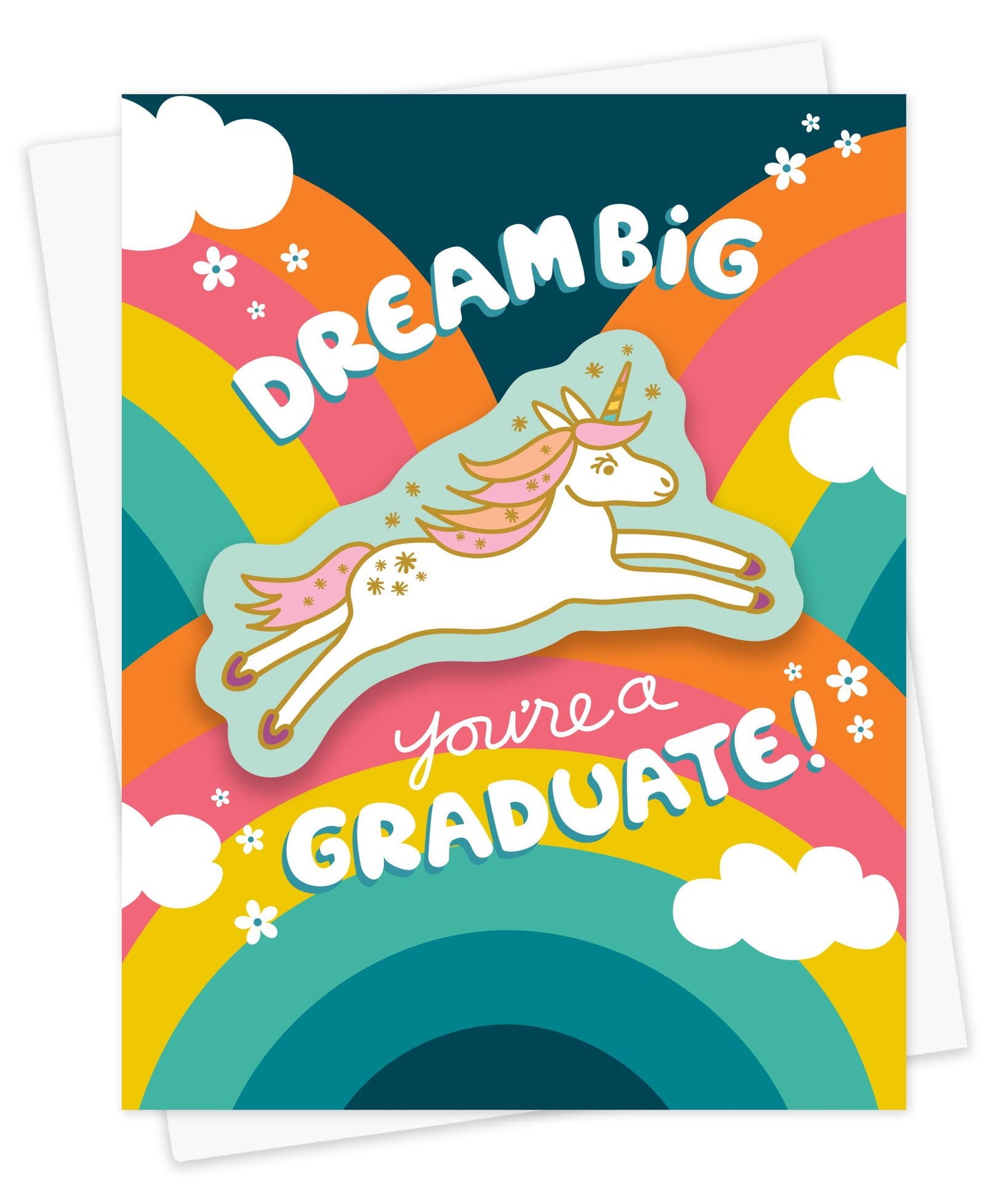 Uni Grad Sticker Graduation Card