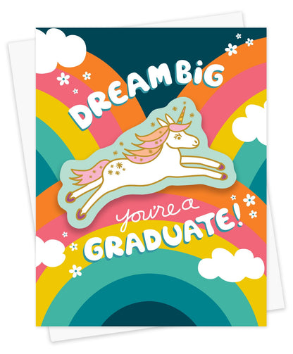 Uni Grad Sticker Graduation Card