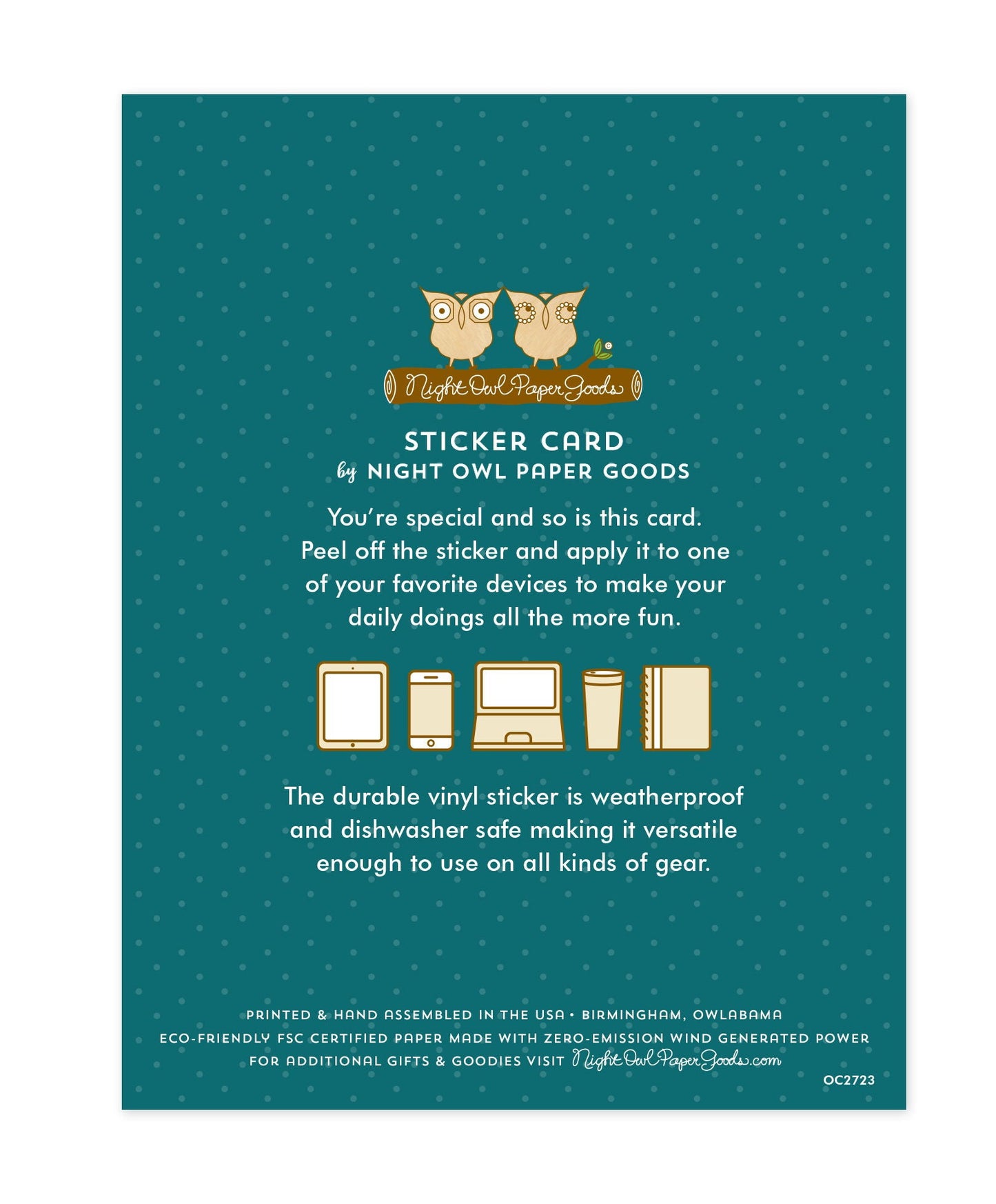 Book Birthday Sticker Birthday Card