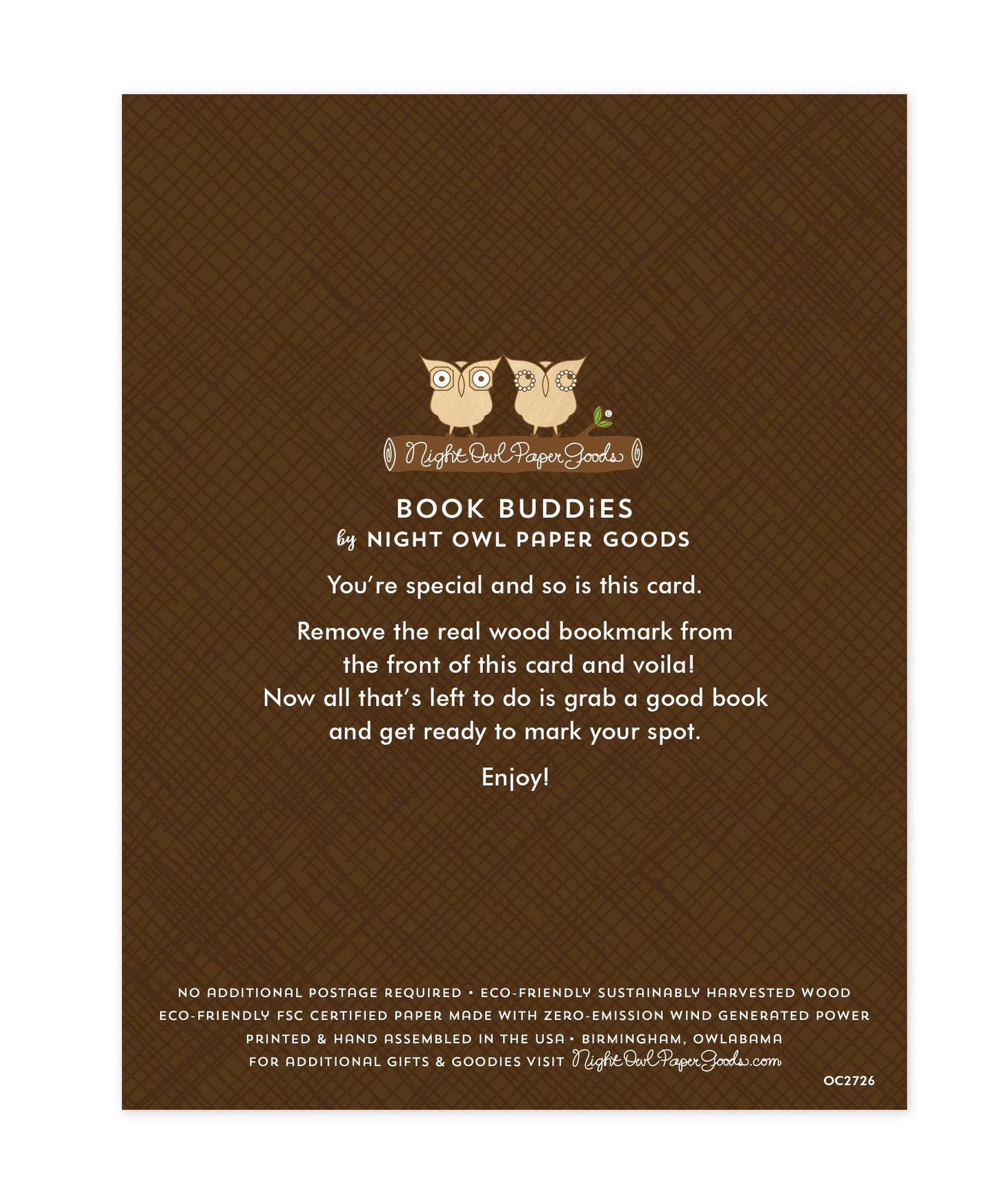 Dad Story Bookmark Father's Day Card