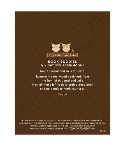 Dad Story Bookmark Father's Day Card