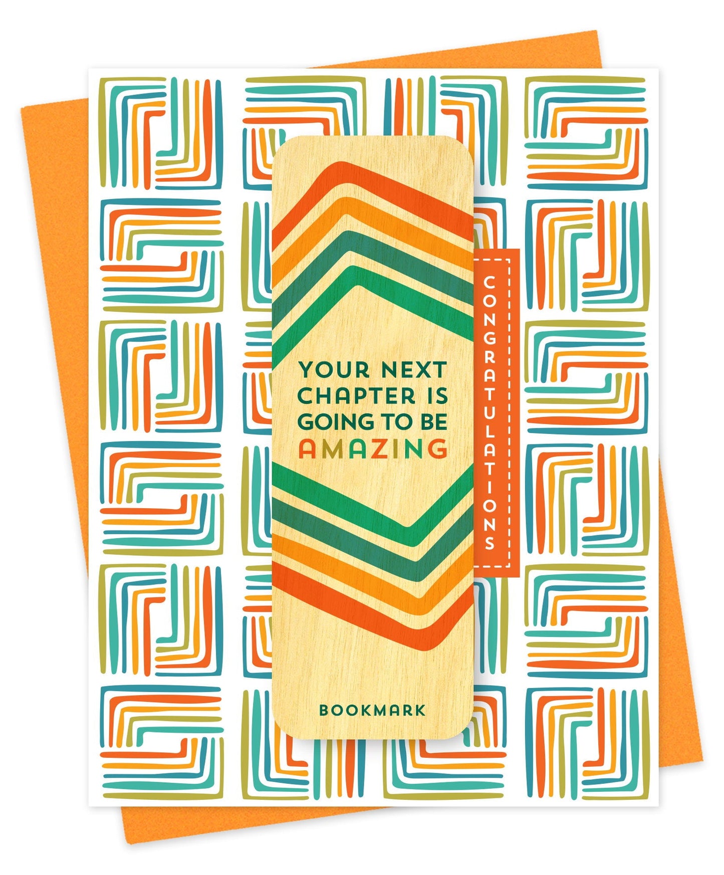 Congrats Chapter Bookmark Congratulations Card