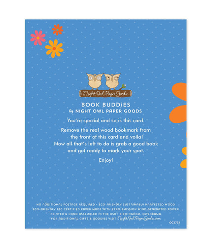 Bestie Birthday Bookmark Birthday Card