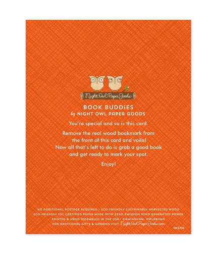 Hello You Bookmark Thinking of You Card