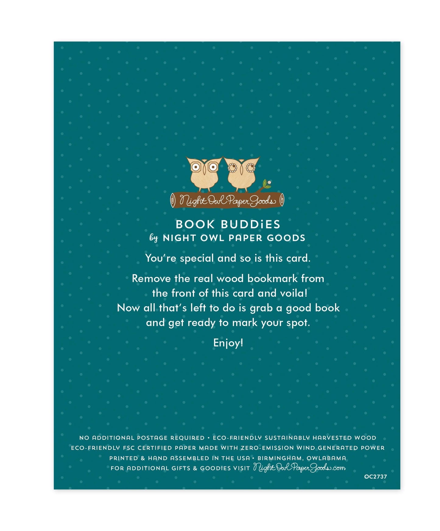 Thanks Tulip Bookmark Thank You Card