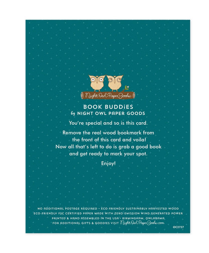 Thanks Tulip Bookmark Thank You Card