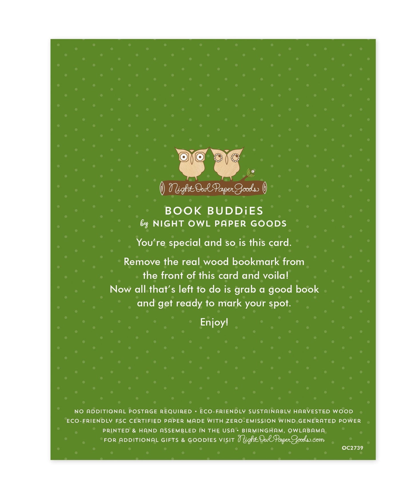 Welcome Home Bookmark New Home Card