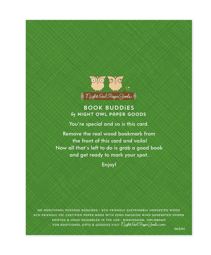 Thank You Flowers Bookmark Thank You Card