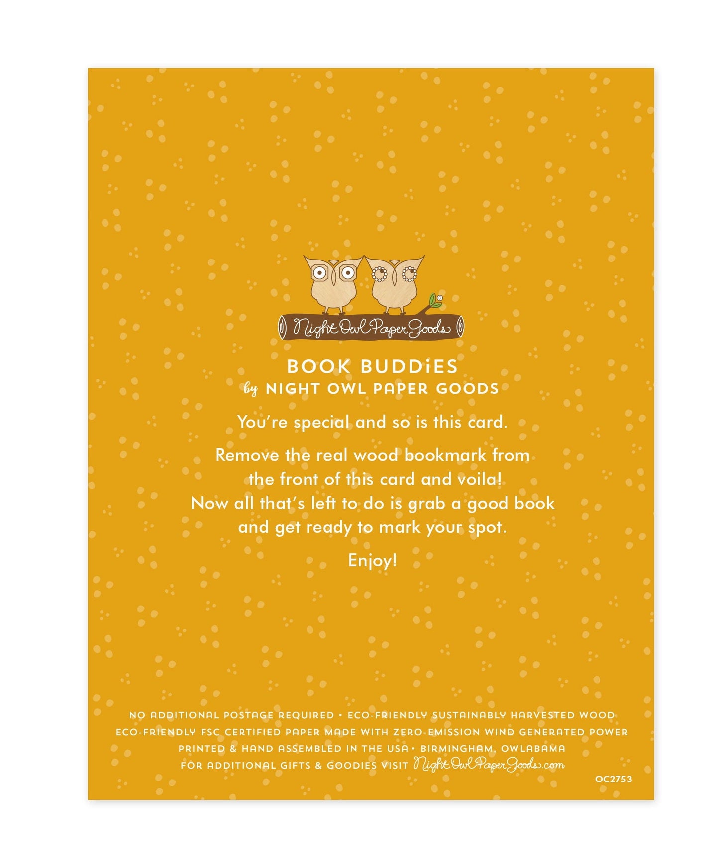 5 Star Mom Bookmark Mother's Day Card
