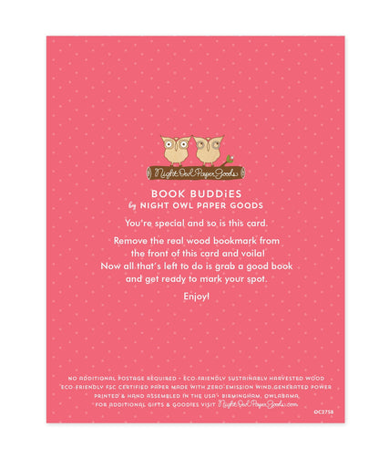 Frisky Purthday Bookmark Birthday Card