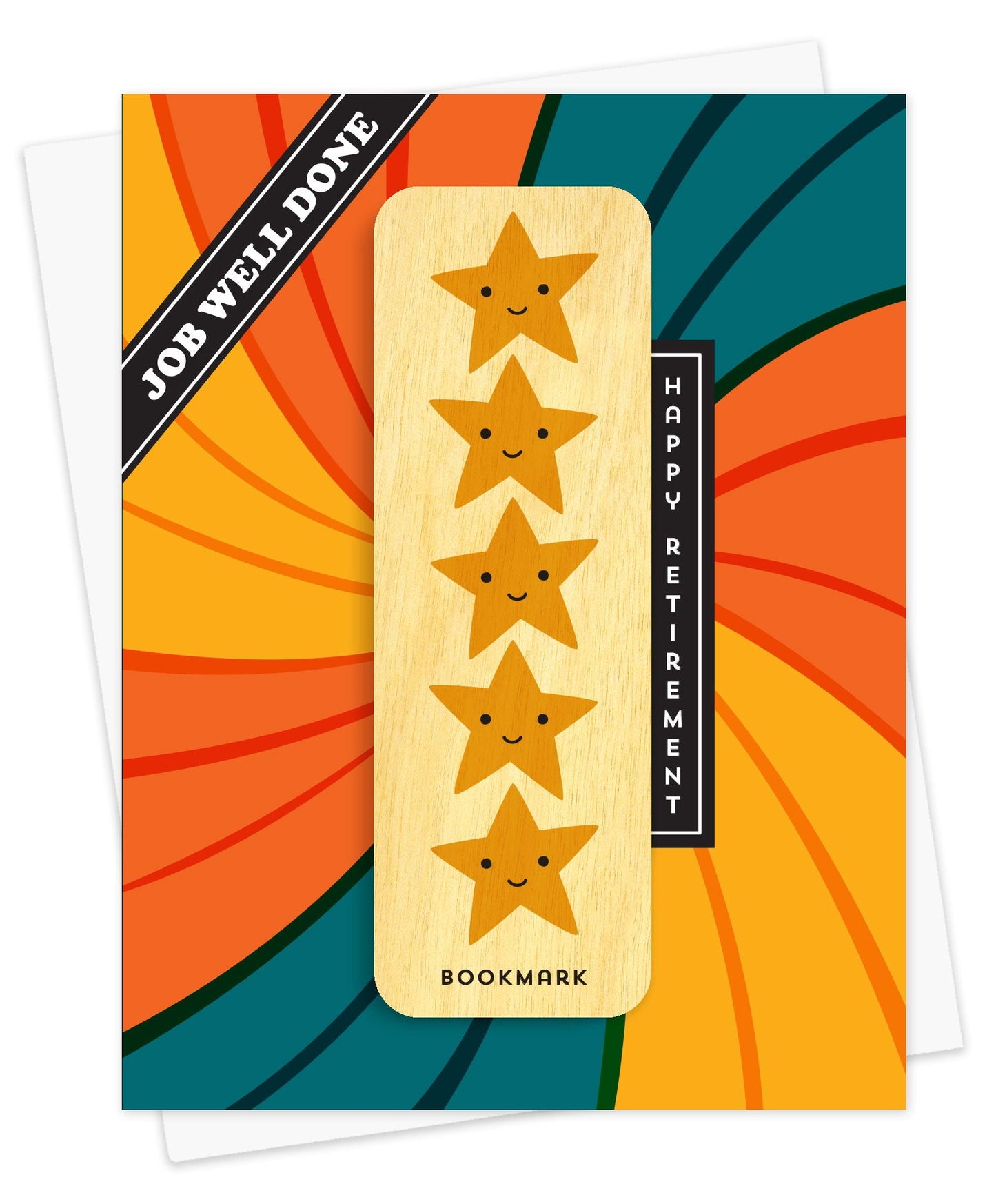 5 Star Retirement Bookmark Retirement Card