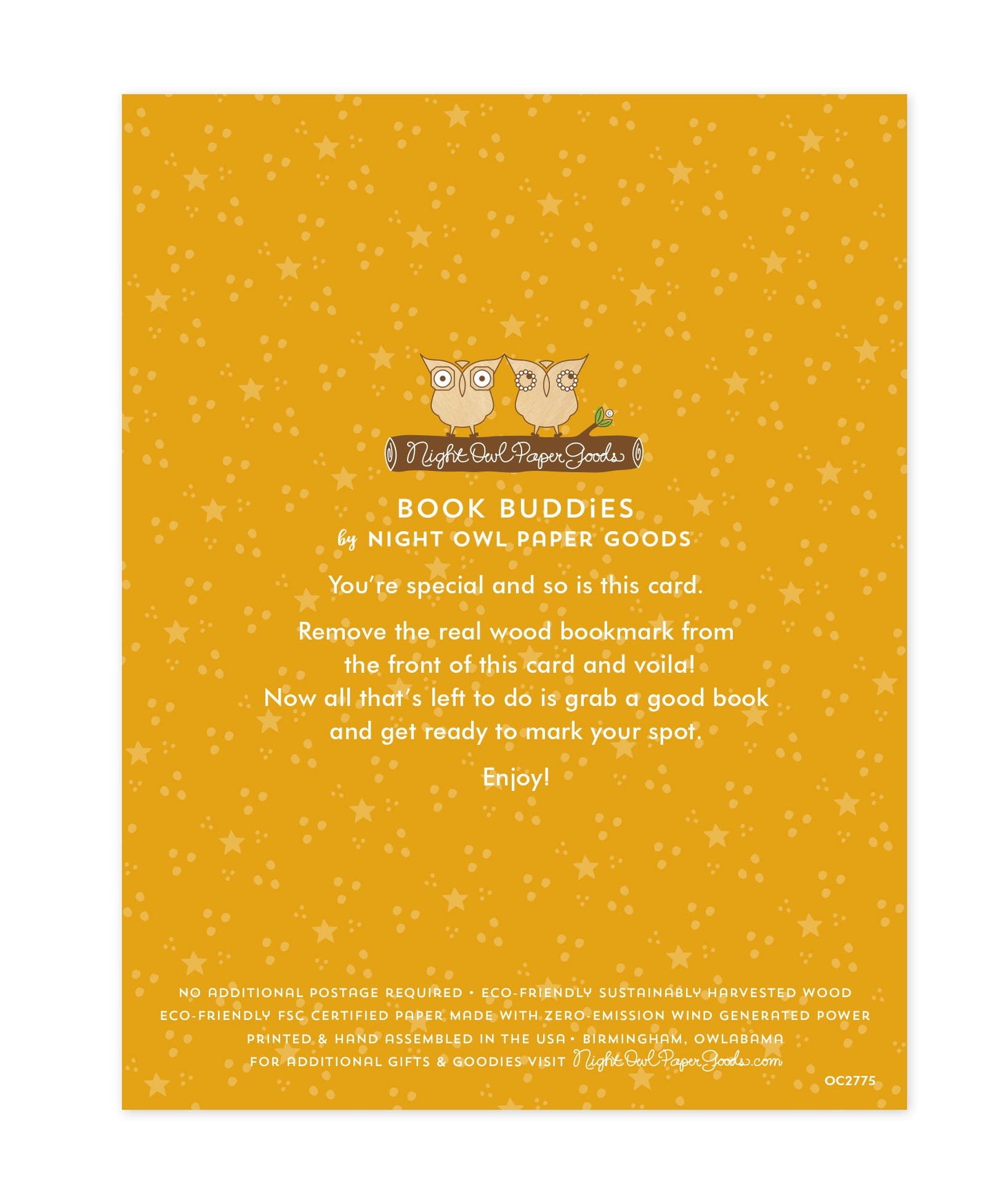 5 Star Teacher Bookmark Thank You Card