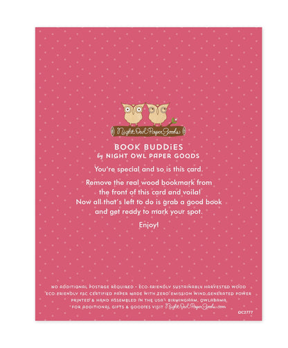 Tiger Tales Bookmark Birthday Card