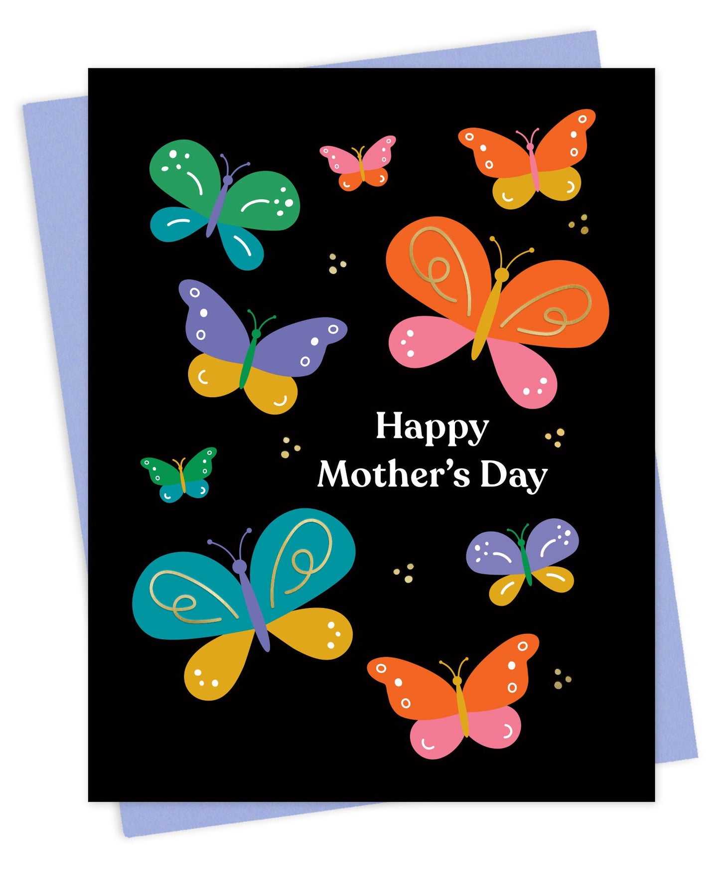 Butterfly Mom Foil-Stamped Mother's Day Card