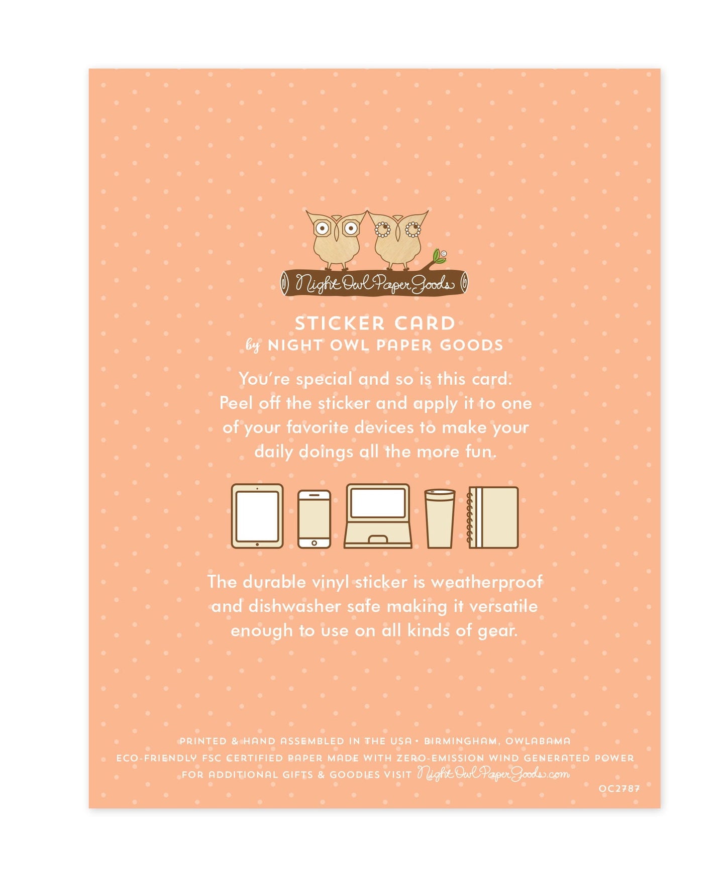 Smiley Face Sticker Love Card