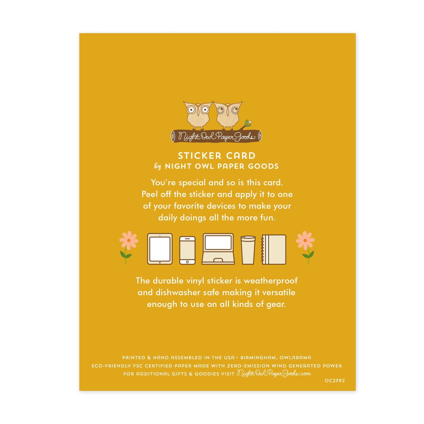 Happy Place Sticker New Home Card