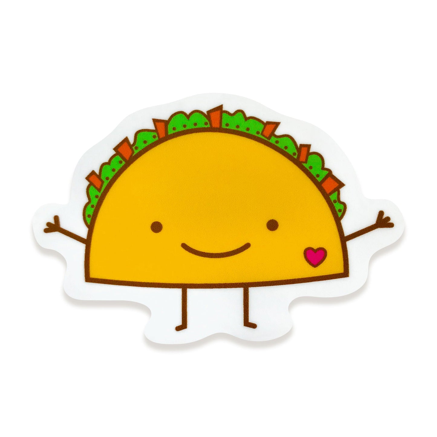 Taco Vinyl Sticker