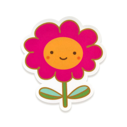 Joyful Flower Sticker Birthday Card