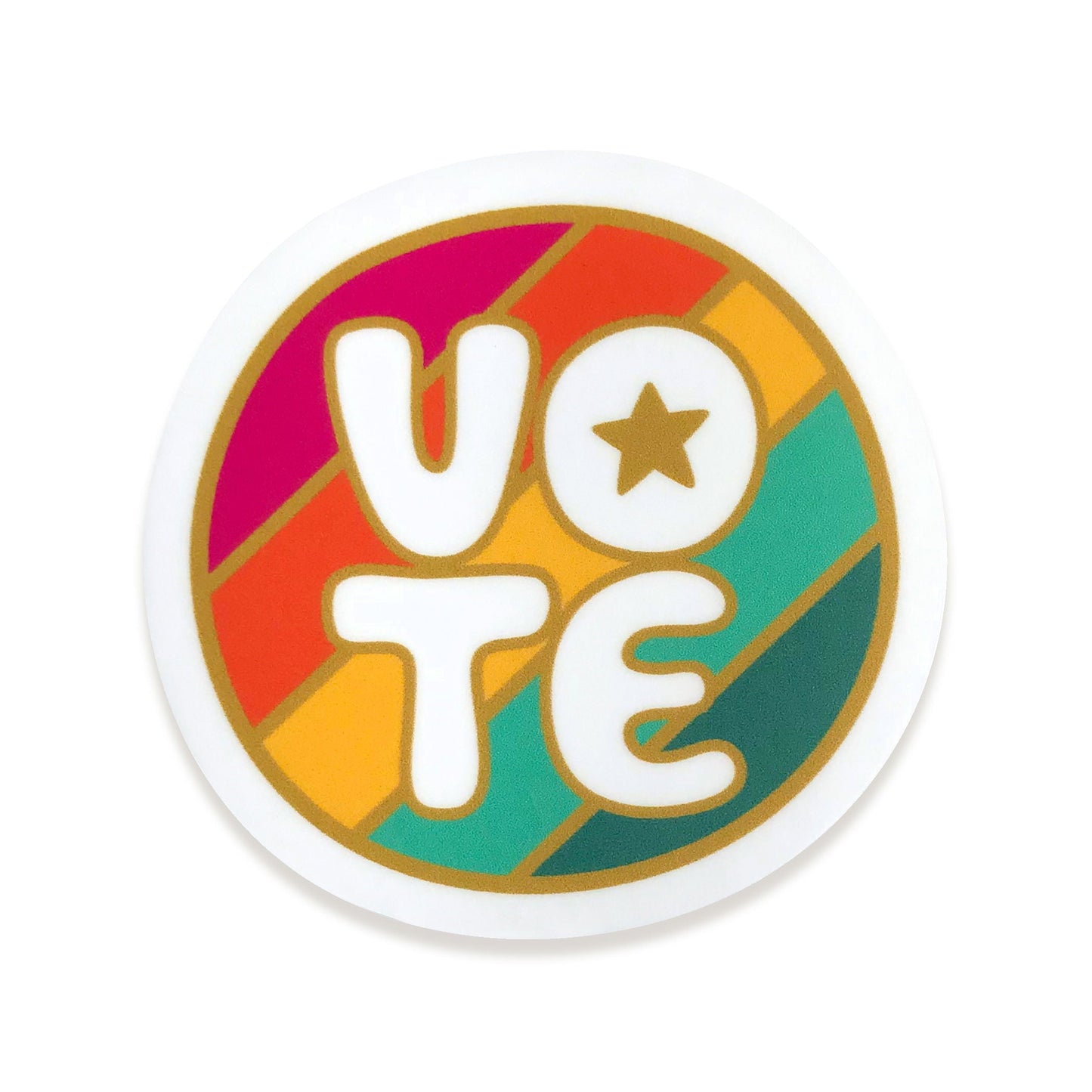 Vote Vinyl Sticker