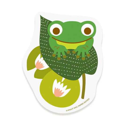 Frog Vinyl Sticker