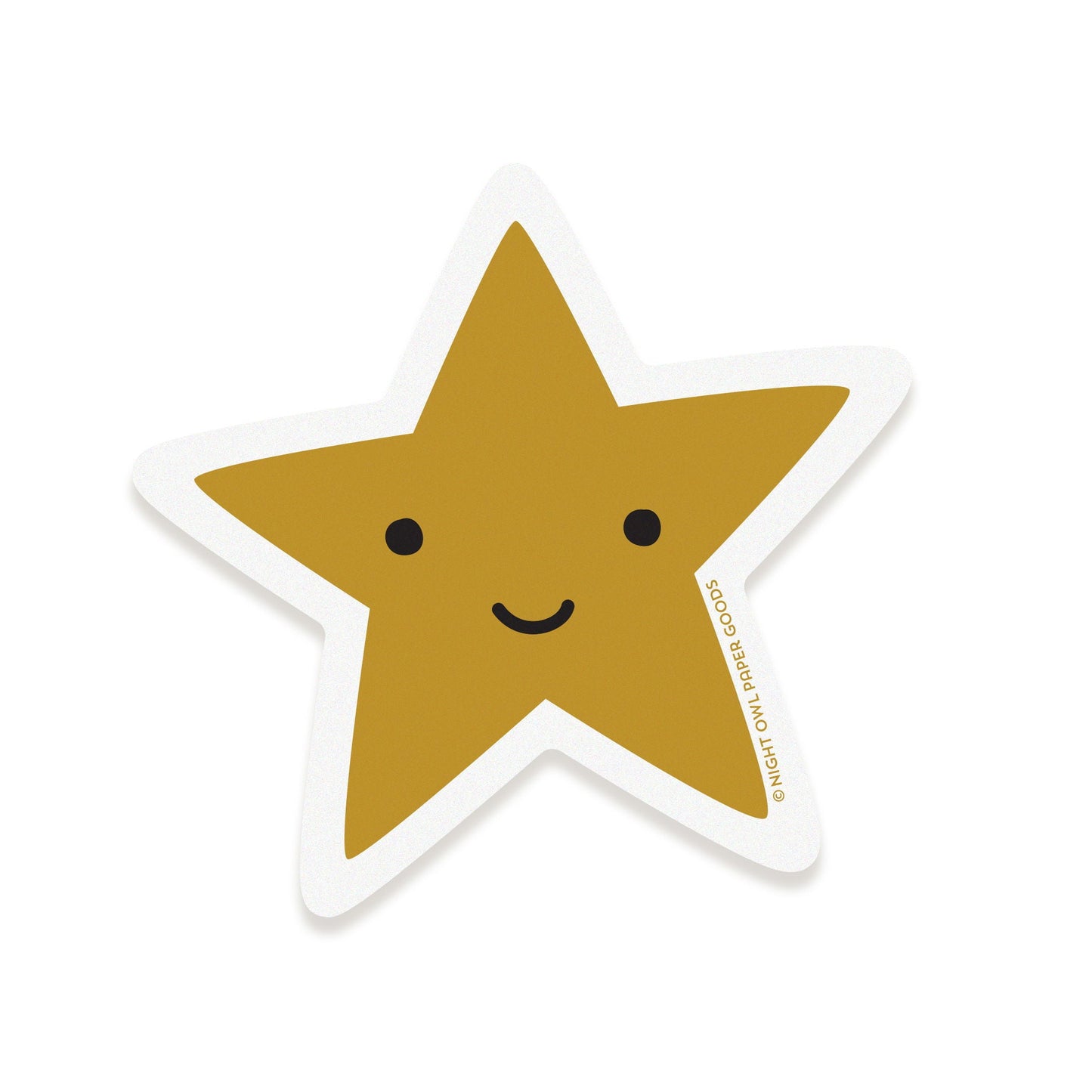 Gold Star Grandparent Sticker Grandparent's Day Card