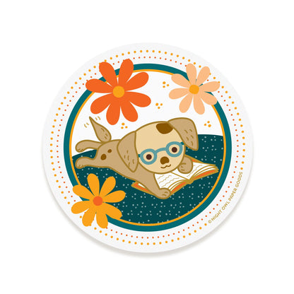 Puppy Pages Vinyl Sticker