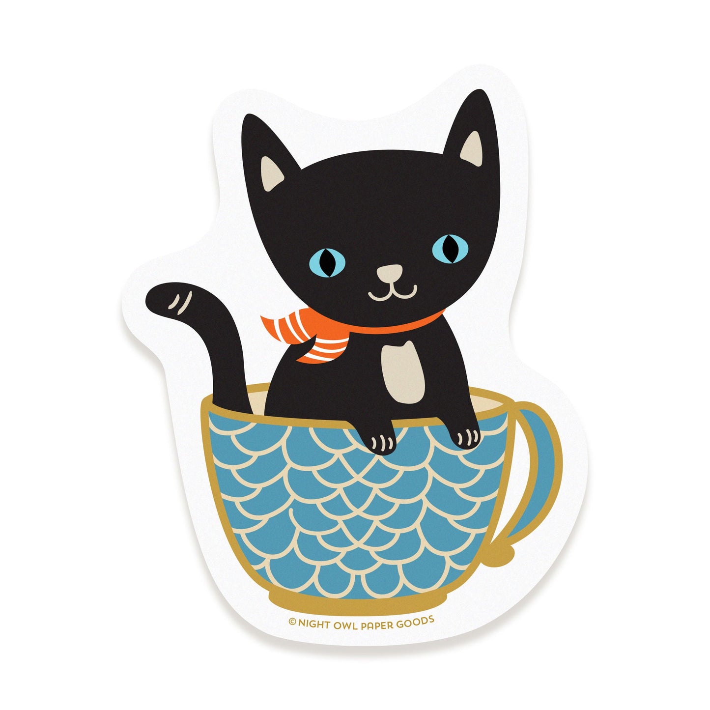 Purrrfect Day Sticker Birthday Card