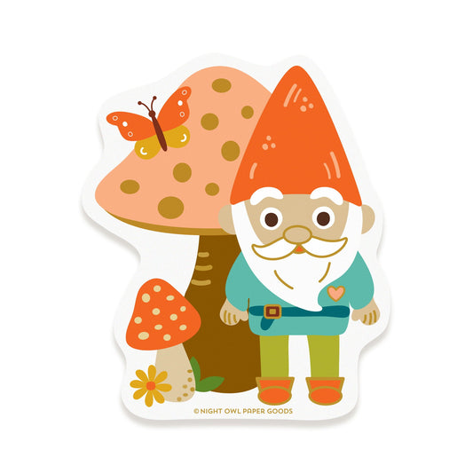 Gnome Vinyl Sticker